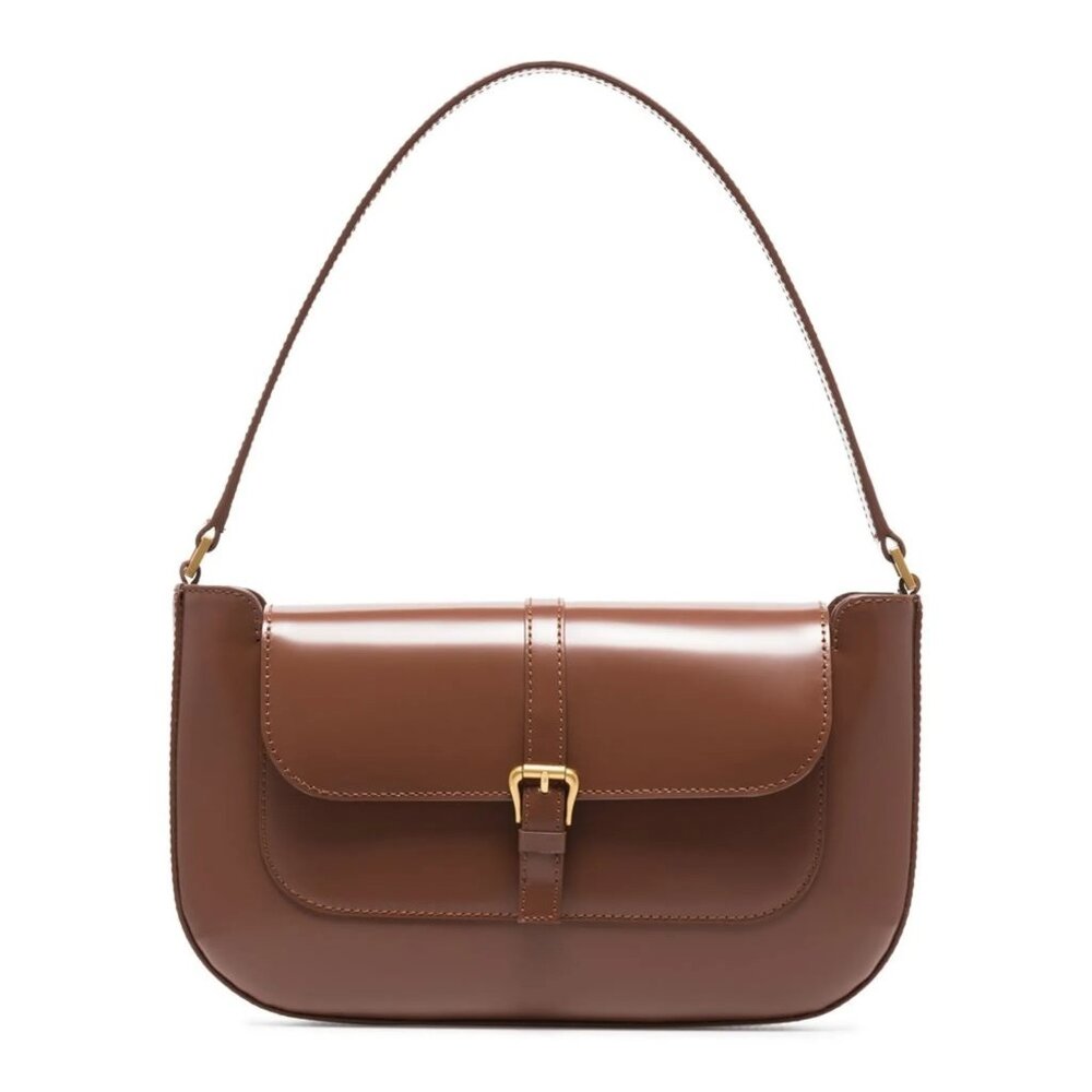 BY FAR Miranda leather shoulder bag